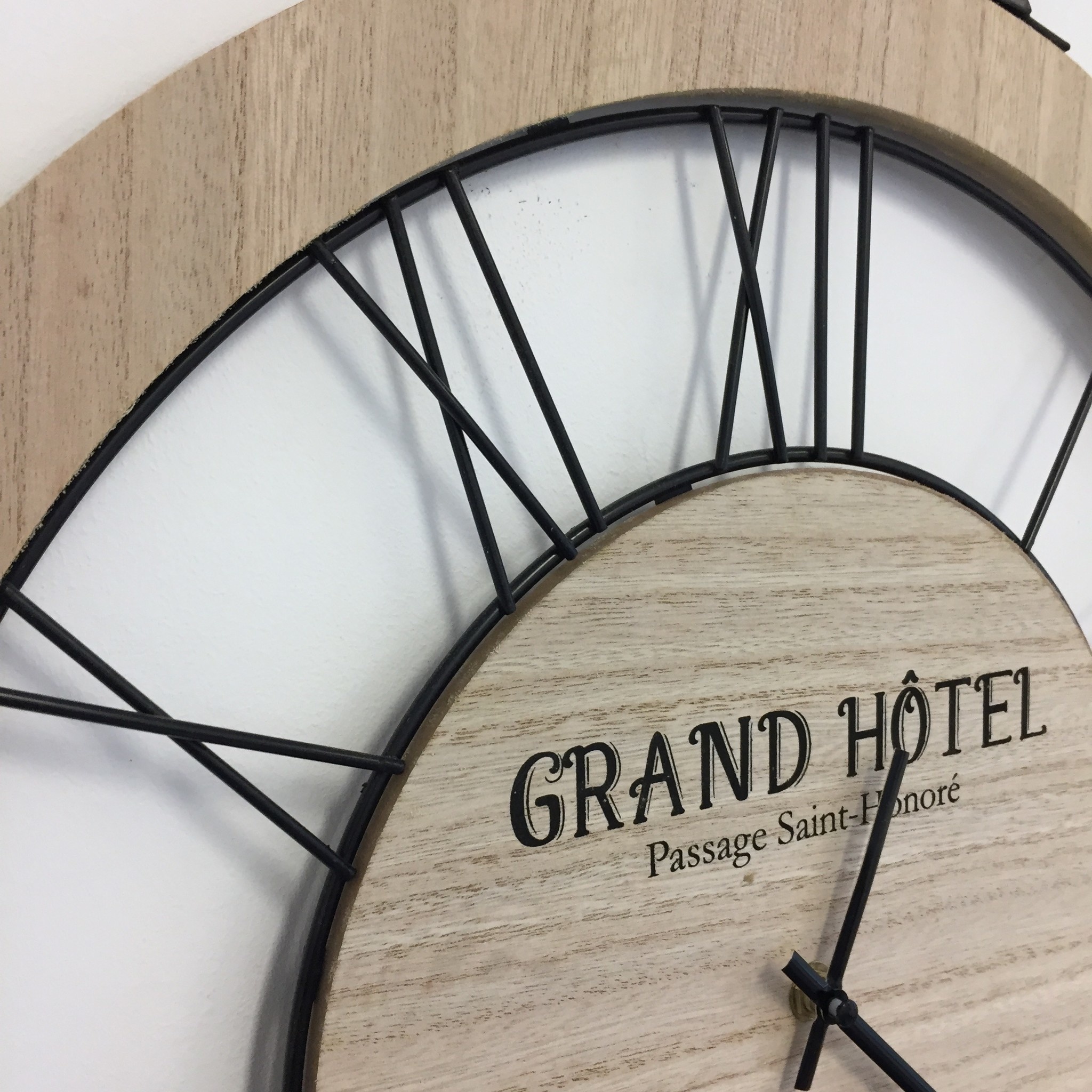 NiceTime Design - Wanduhr Grand Hotel Industrieel Vintage Design