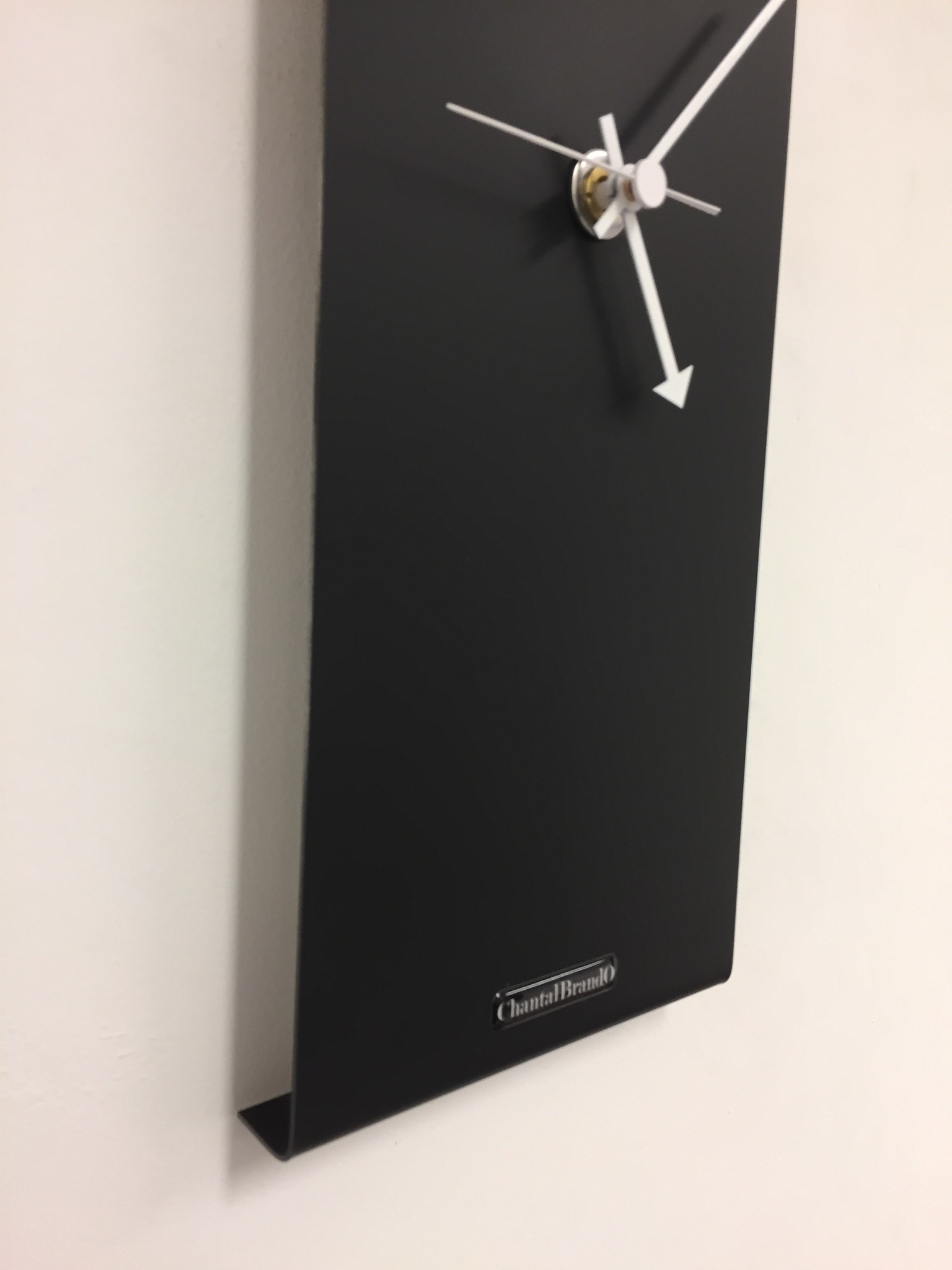Klokkendiscounter Design - Wall clock Black -Line