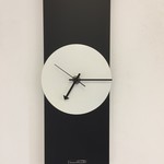 Klokkendiscounter Design - Wall clock Black -Line & White