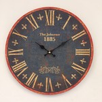 Design - Blue Bayou wall clock - Fleur de Lis Design