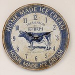Design - Wanduhr Ice Cream Vintage-Retro-Design
