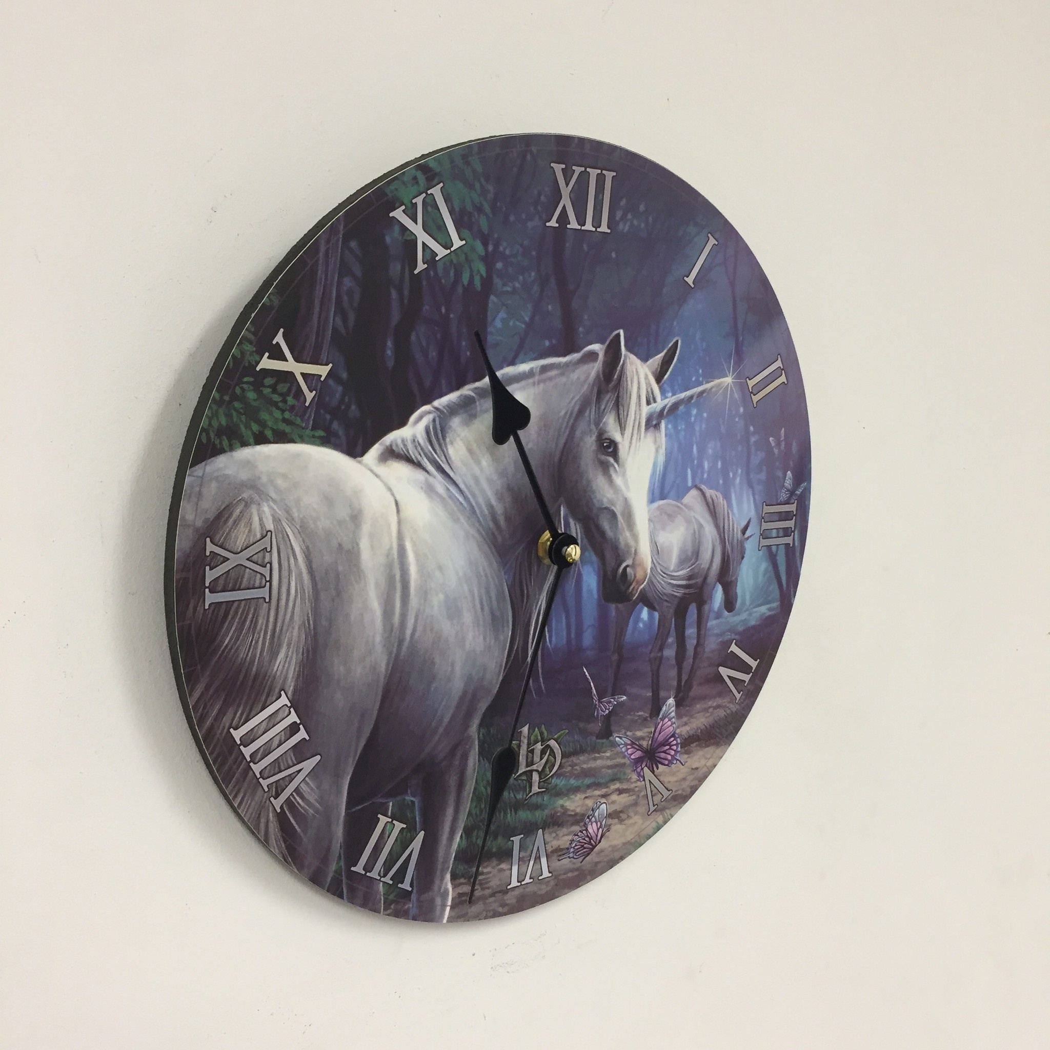 Design - Wall clock for children Unicorn