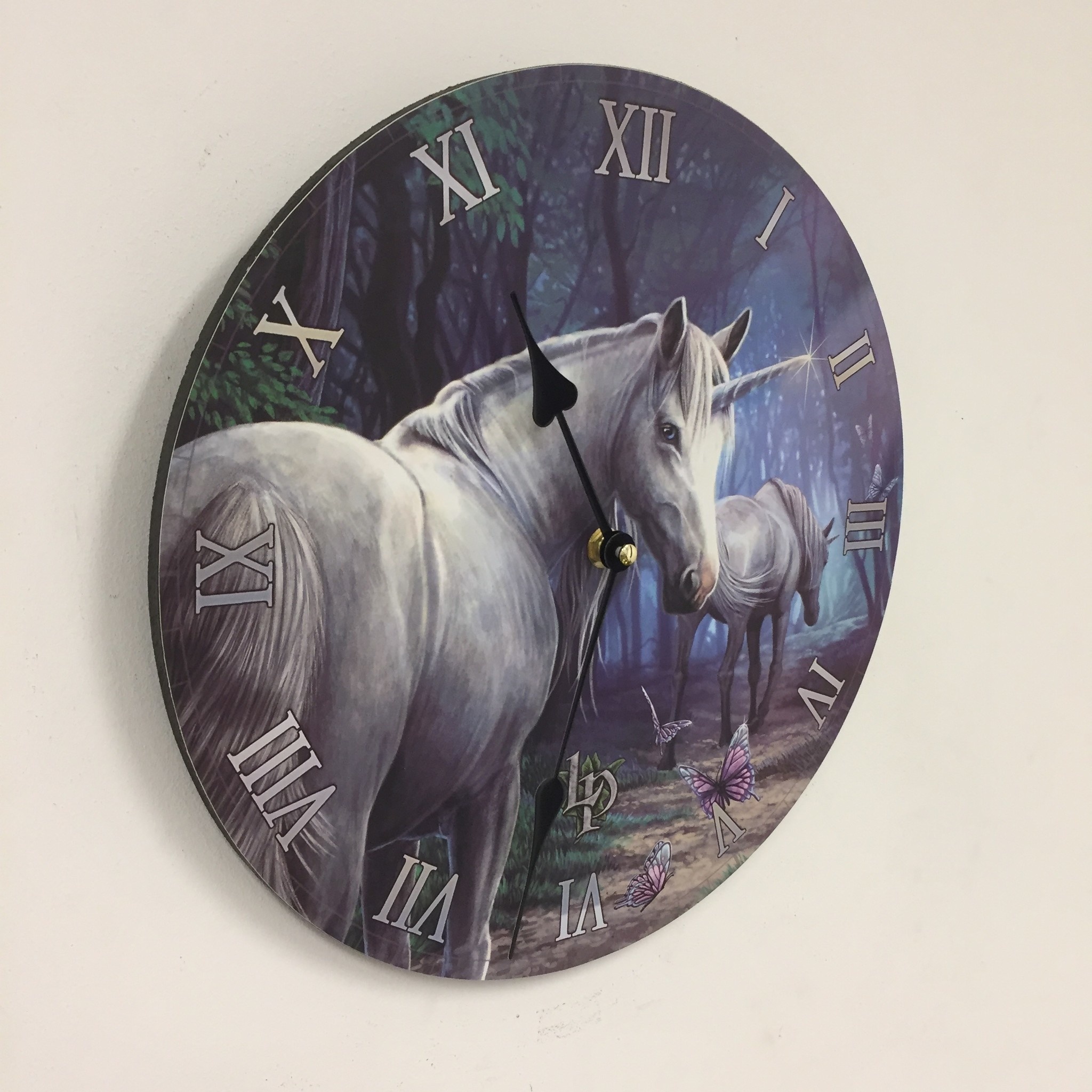 Design - Wall clock for children Unicorn