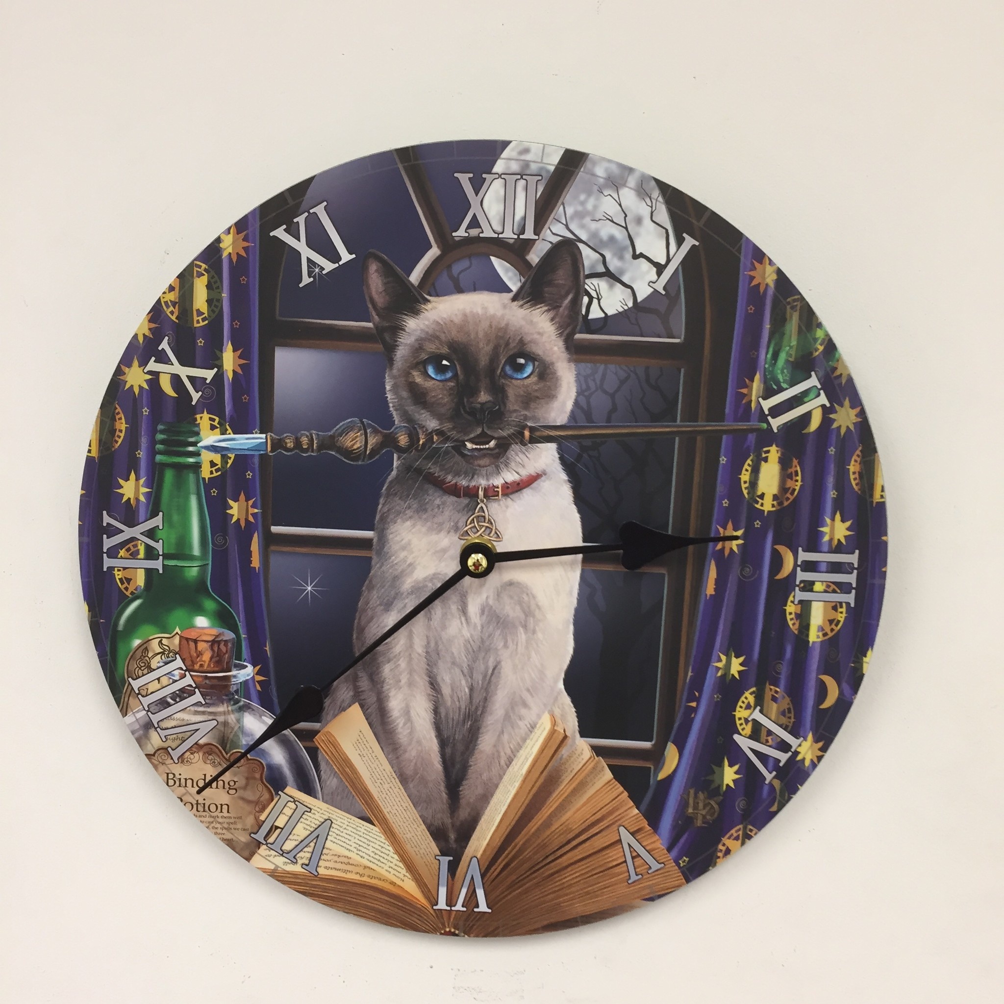 Design - Wall clock Magic Cat For Children