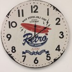 Design - Wall clock California Surfing Retro Design