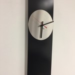 Klokkendiscounter Design - Wanduhr LaBrand Export Design Schwarze & Red Pointer