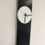 Klokkendiscounter Design - Wall clock Labrand Export Line Black & White Modern Design