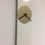 Klokkendiscounter Design - Wall clock Labrand Export Line White & Gold Modern Dutch Design