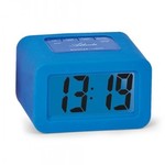 Atlanta Design - Clock CUBE Blau modernes Design