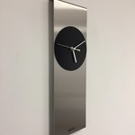 Klokkendiscounter Design - Wall clock Cassiopee Black Circle Modern Dutch Design