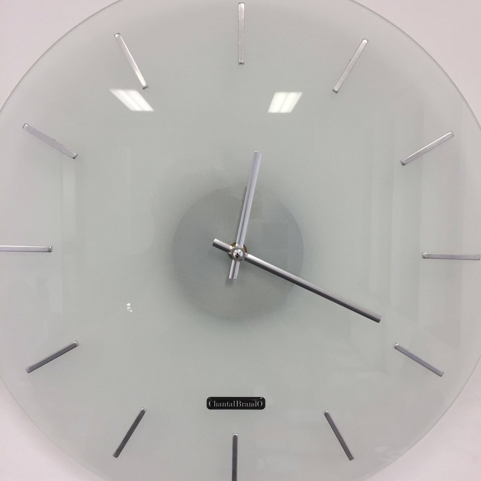 Klokkendiscounter Design - Wall clock Polar White Modern Design