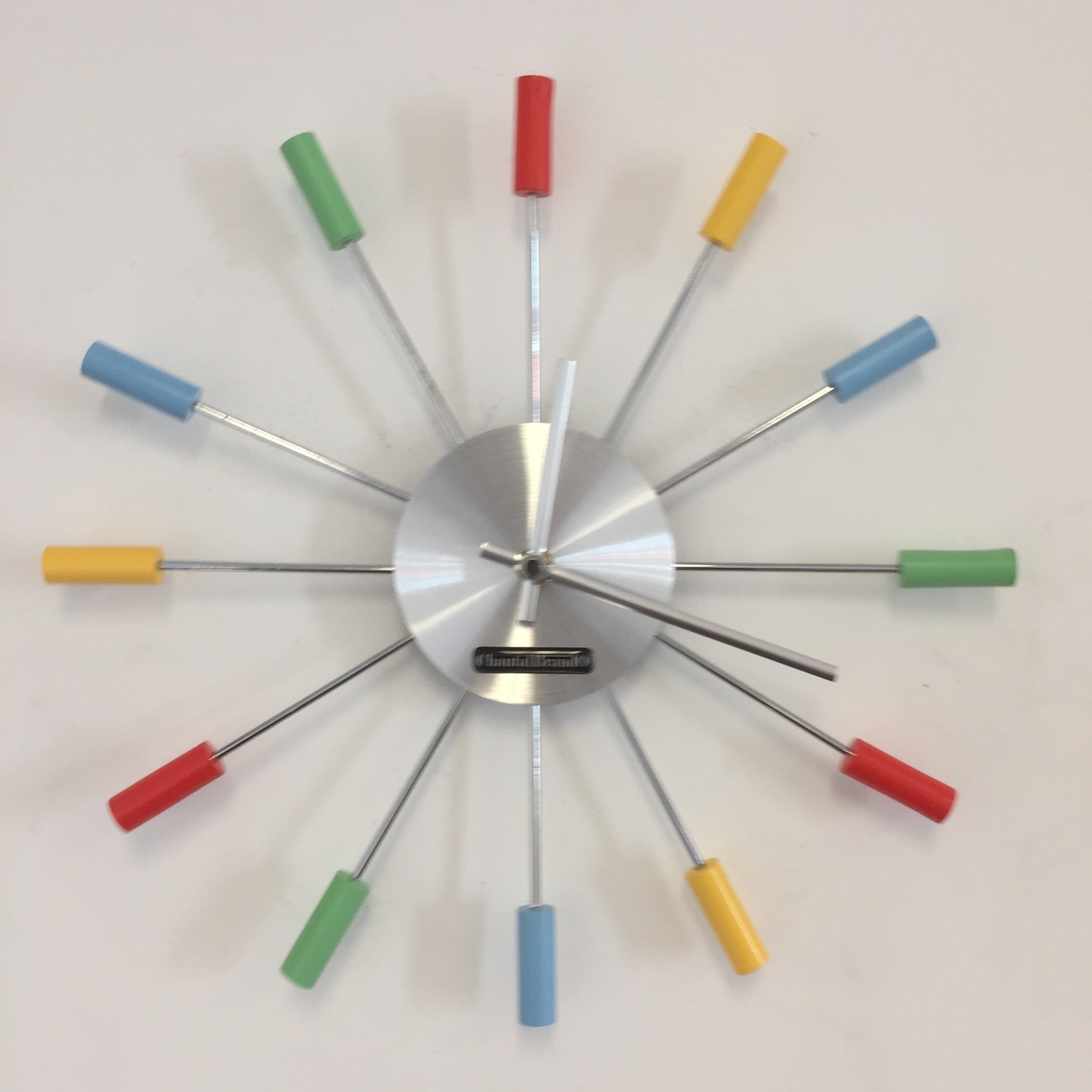 Klokkendiscounter Design - Wall clock Rainbow Modern Design