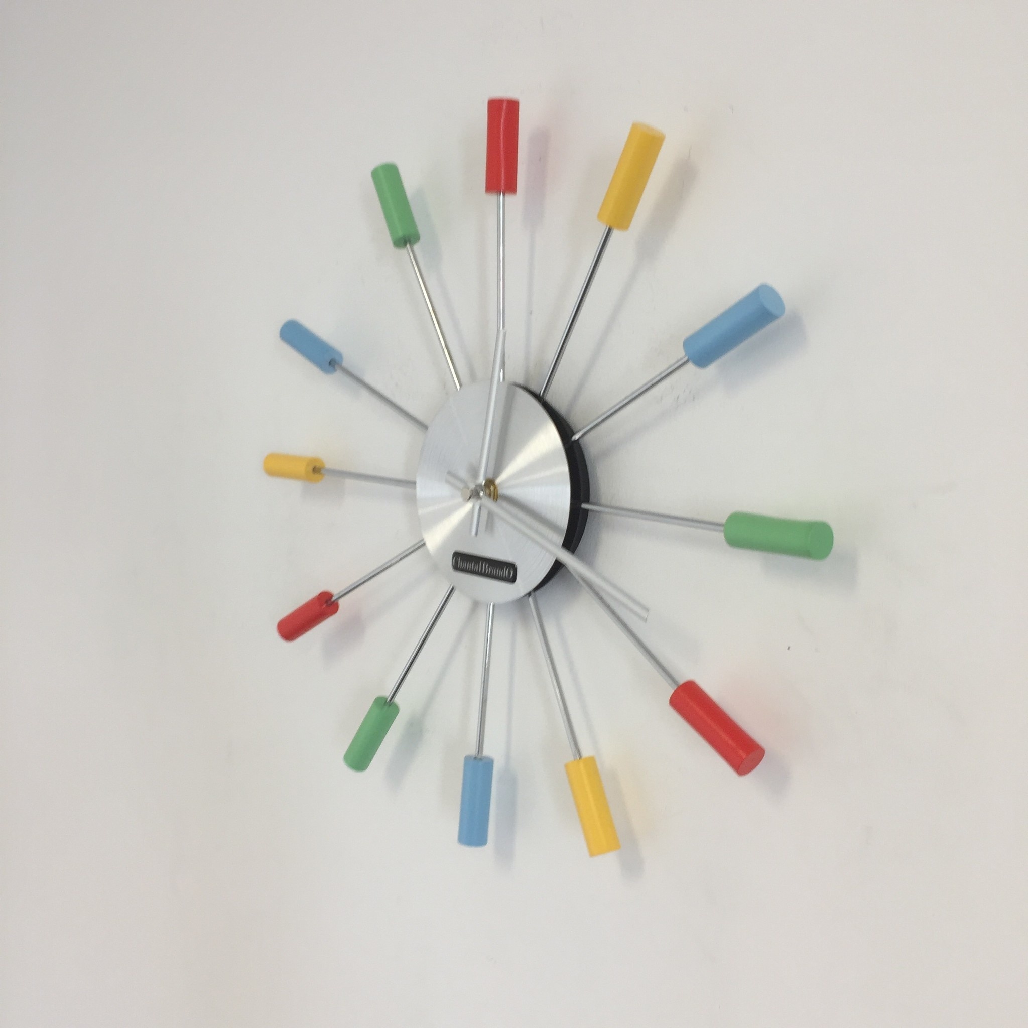 Klokkendiscounter Design - Wall clock Rainbow Modern Design