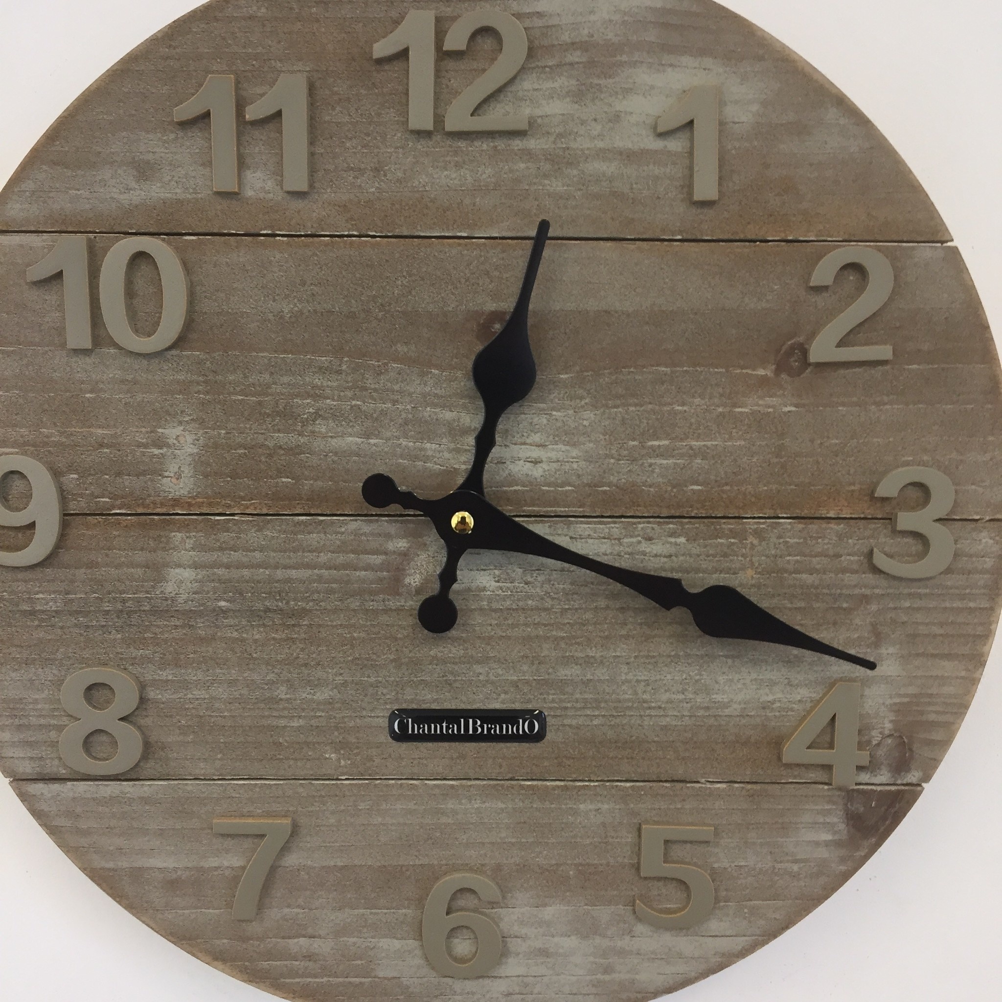 Klokkendiscounter Design - Wall clock Barn Wood /La Grange Vintage Design