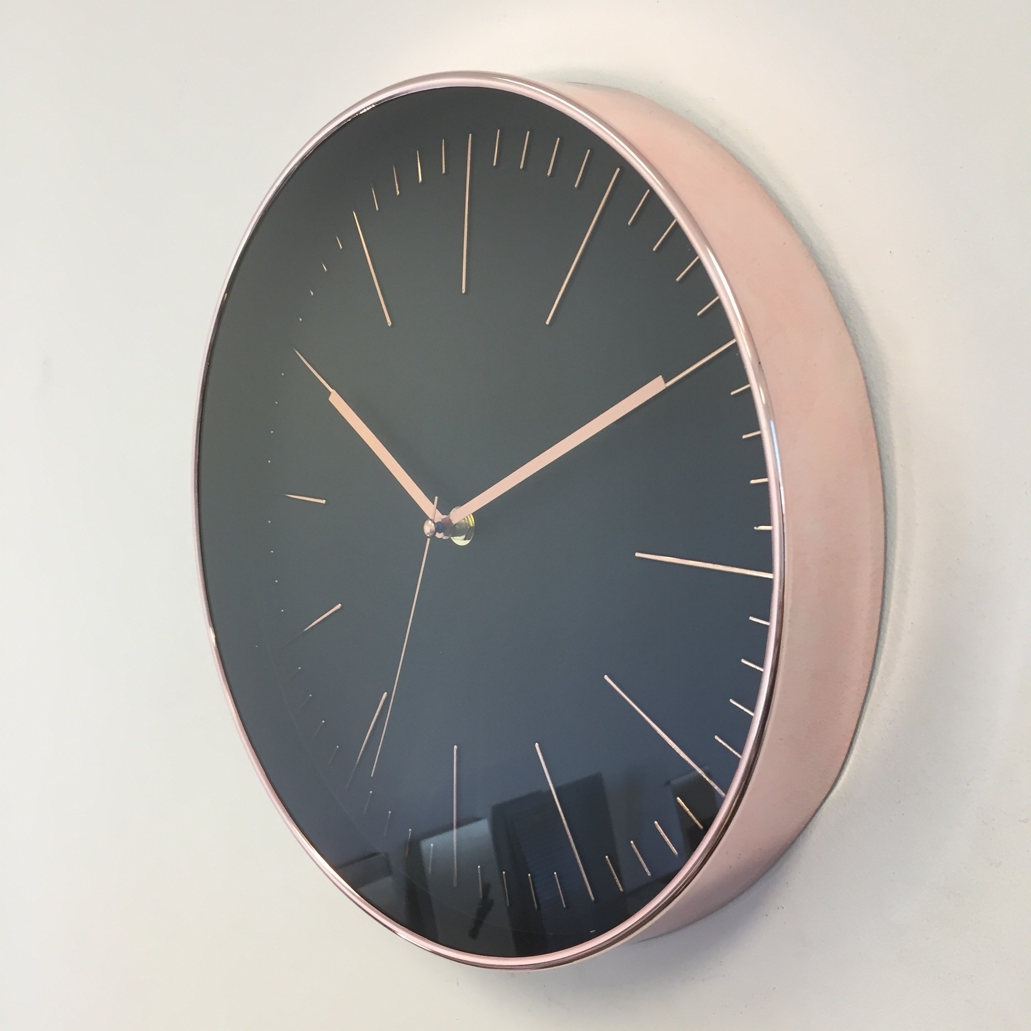 Design - Wanduhr COPPER ROSE Modern Design