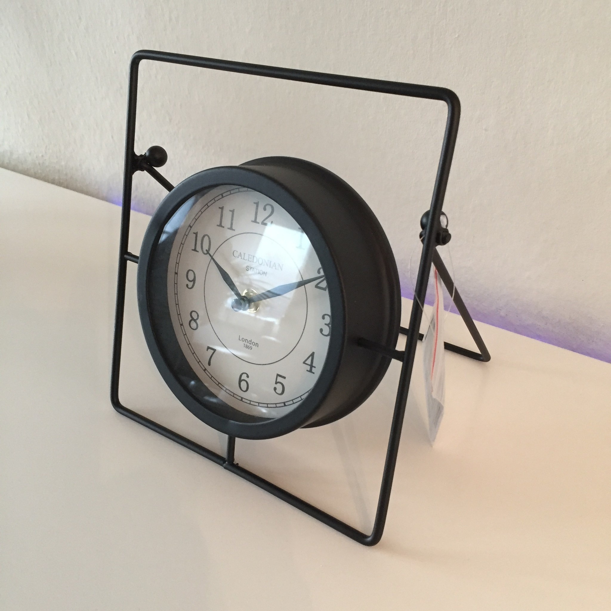 Design - Table clock Caledonian Retro Industrial Design