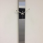 Klokkendiscounter Design - Wall clock Summit Black Square Modern Dutch Design White Pointers