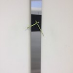 Klokkendiscounter Design - Wall clock Summit Black & Green Modern Dutch Design