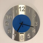 Klokkendiscounter Design - Wall clock Junte Blue Design