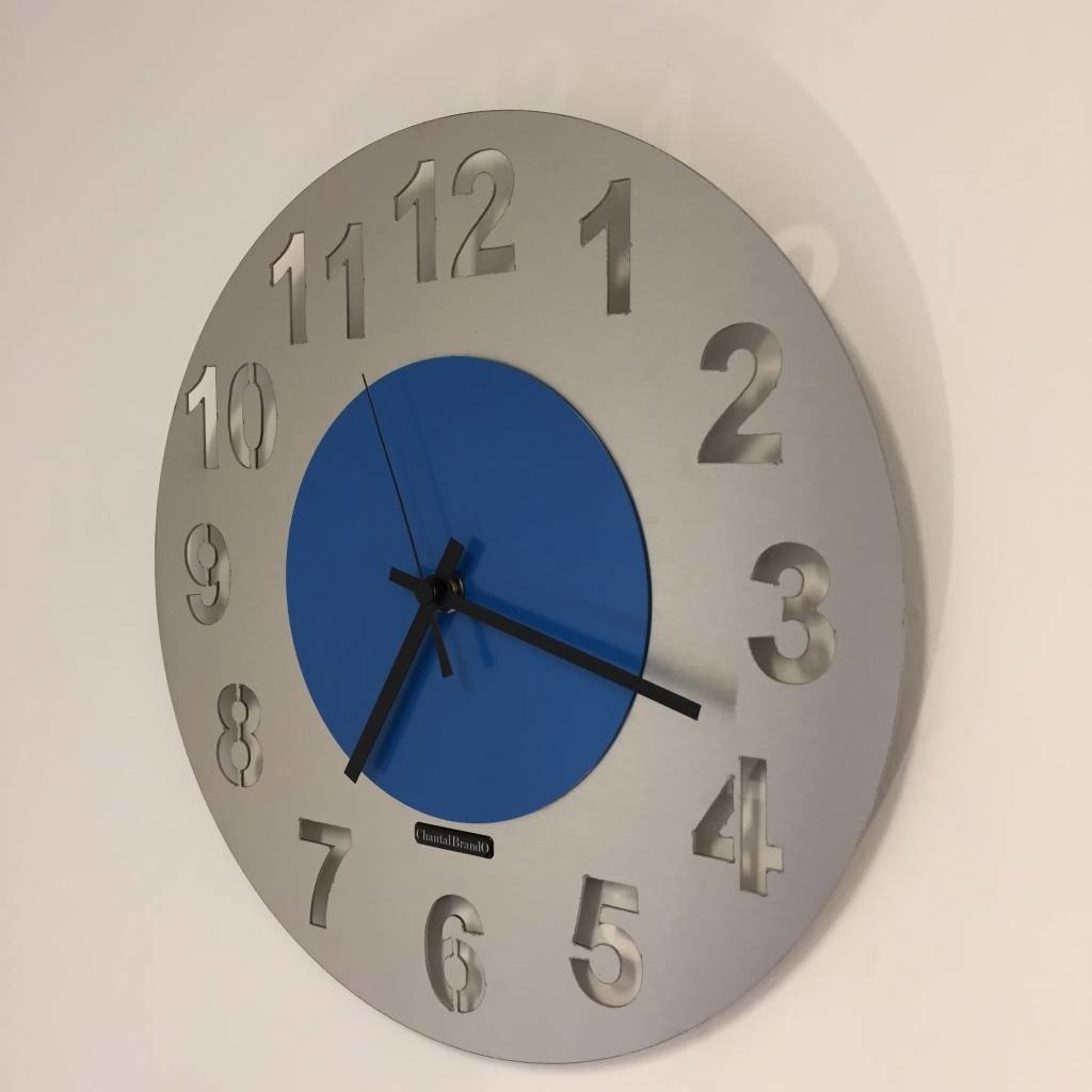 Klokkendiscounter Design - Wall clock Junte Blue Design