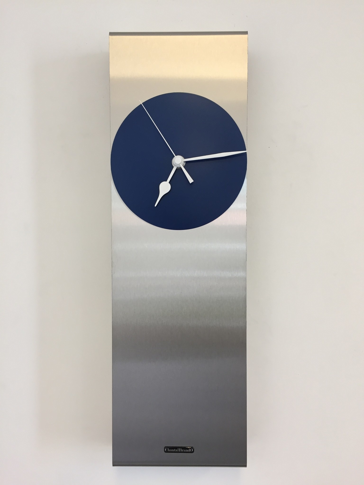 Klokkendiscounter Design - Wall clock Mahattan Blue Modern Design