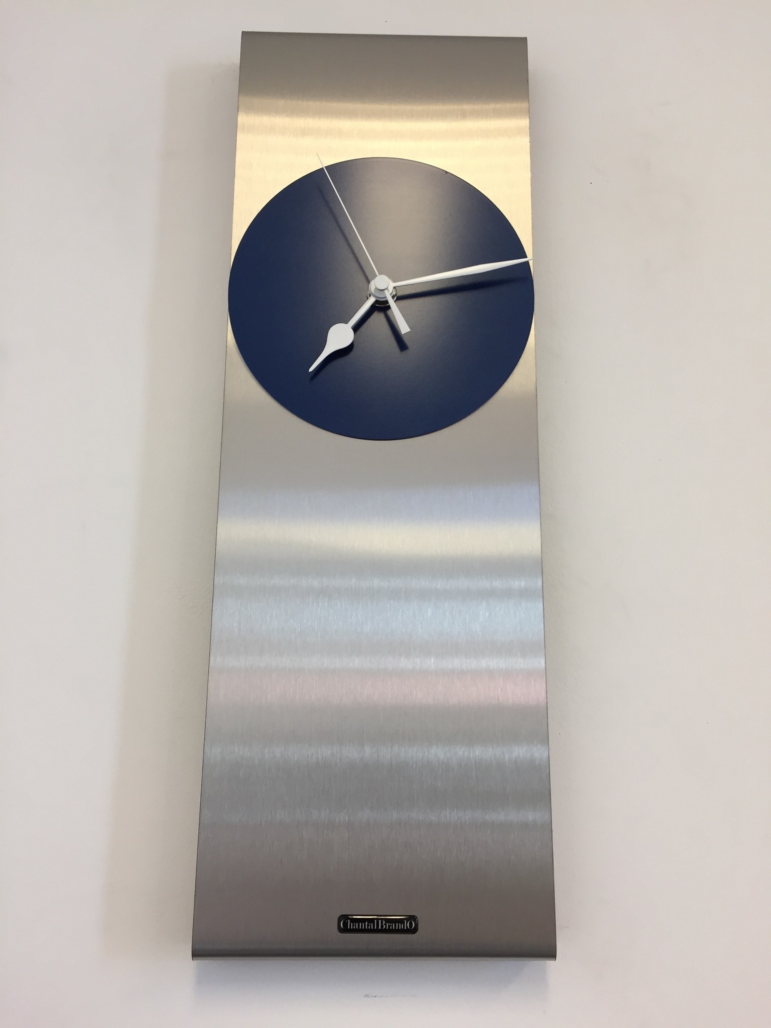 Klokkendiscounter Design - Wall clock Cassiopee Blue Modern Dutch Design