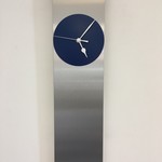 Klokkendiscounter Design - Wall clock Sky -Scraper Blue Modern Dutch Design