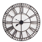 Klokkendiscounter Design - Wall clock Old Gold Industrial Retro Design