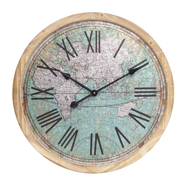 Klokkendiscounter Design - Wall clock World One Industrial Modern Design