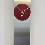 Klokkendiscounter Design - Wandklok Manhattan RED Modern Dutch Design