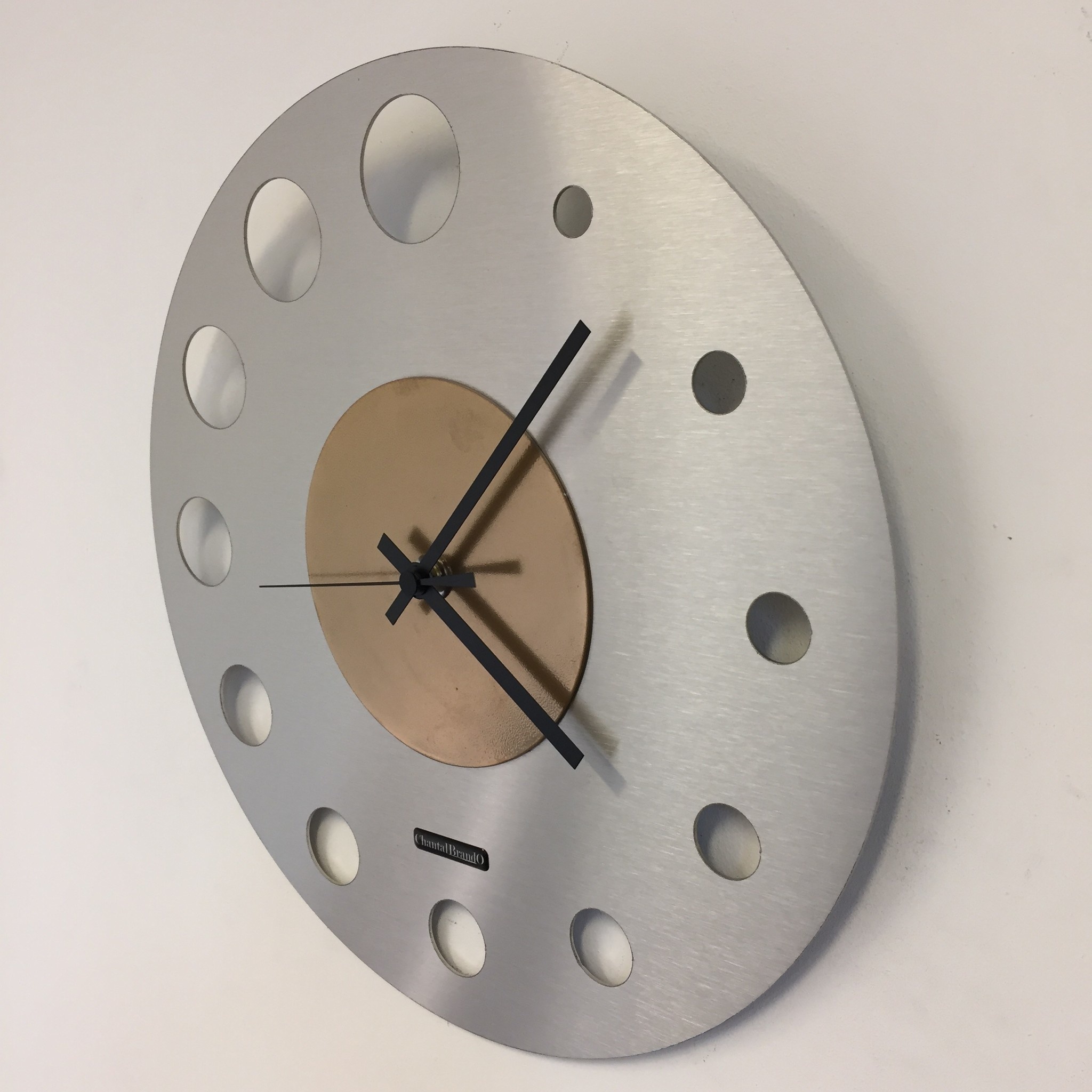 Klokkendiscounter Design - Wall clock Junte Brussels Atomium Gold Modern Design