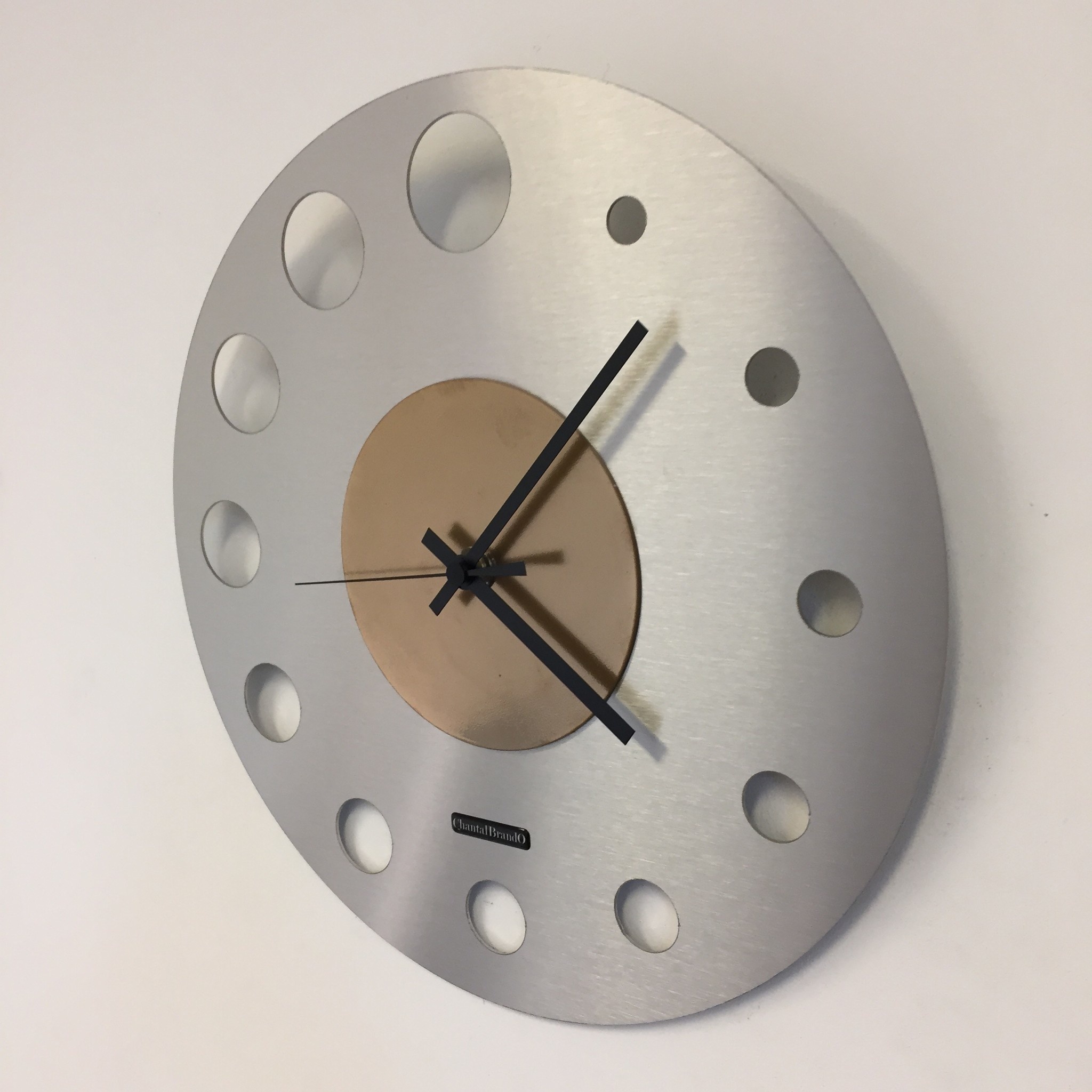 Klokkendiscounter Design - Wall clock Junte Brussels Atomium Gold Modern Design