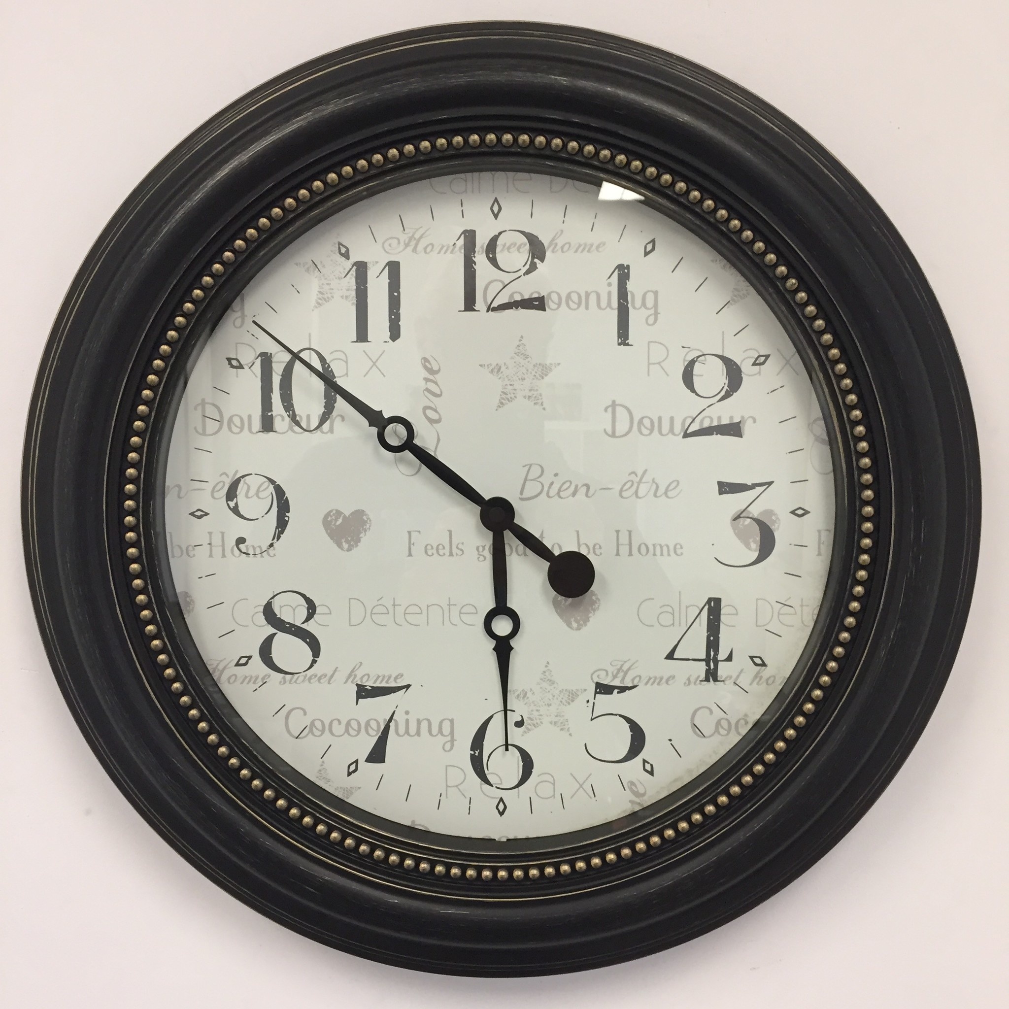 NiceTime Design - Wall clock Nostalgy Brown Vintage Design