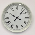 NiceTime Design - Wandklok Orleans retro wit design