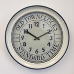 NiceTime Design - Wall clock Blue Old Town Design