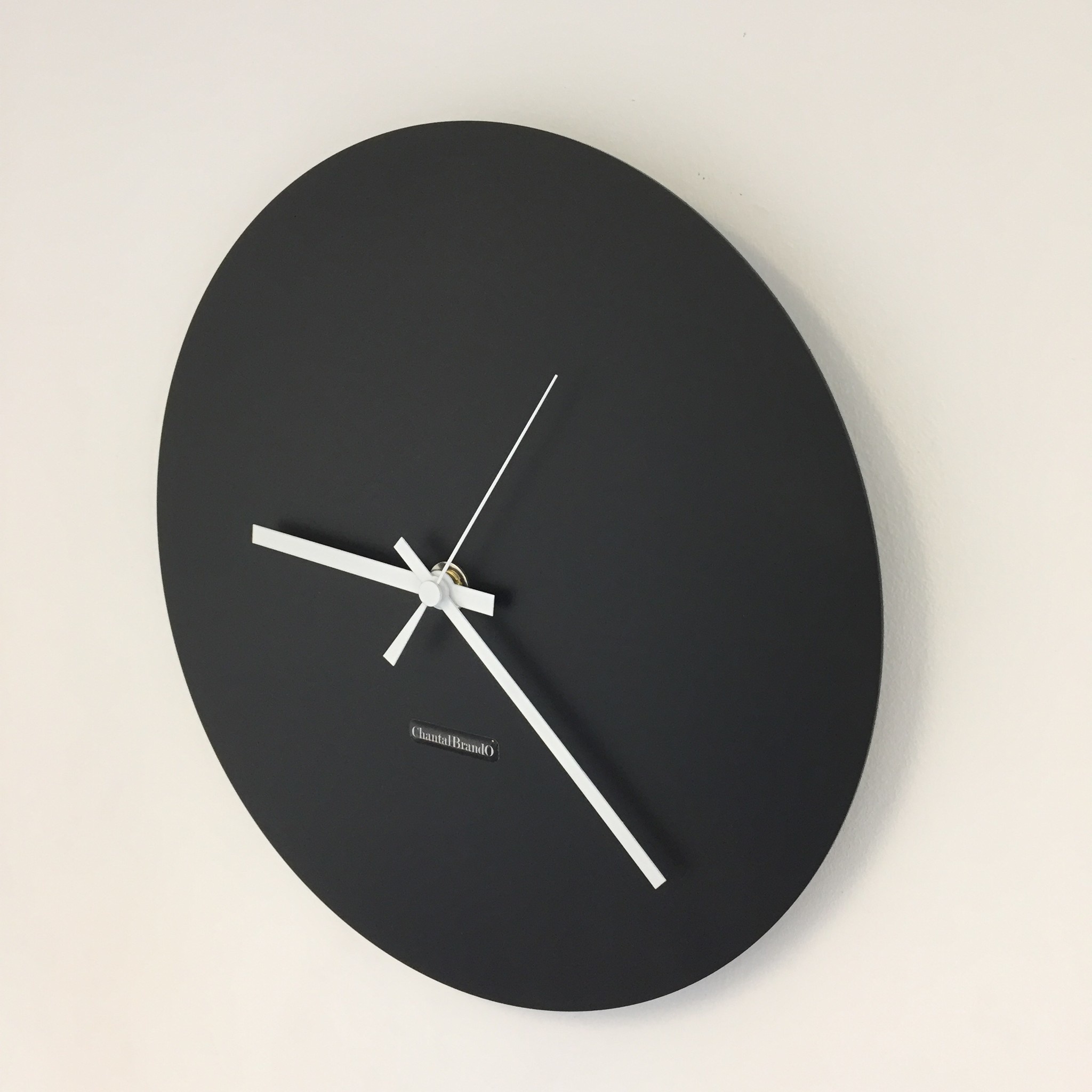 ChantalBrandO Design - Wall clock Black Beauty Modern Dutch Design