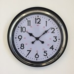 NiceTime Design - Wall clock Ravenna Black Modern Vintage Design