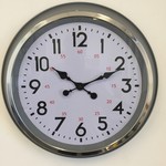NiceTime Design - Wall clock Ravenna Gray Modern Industrial Design