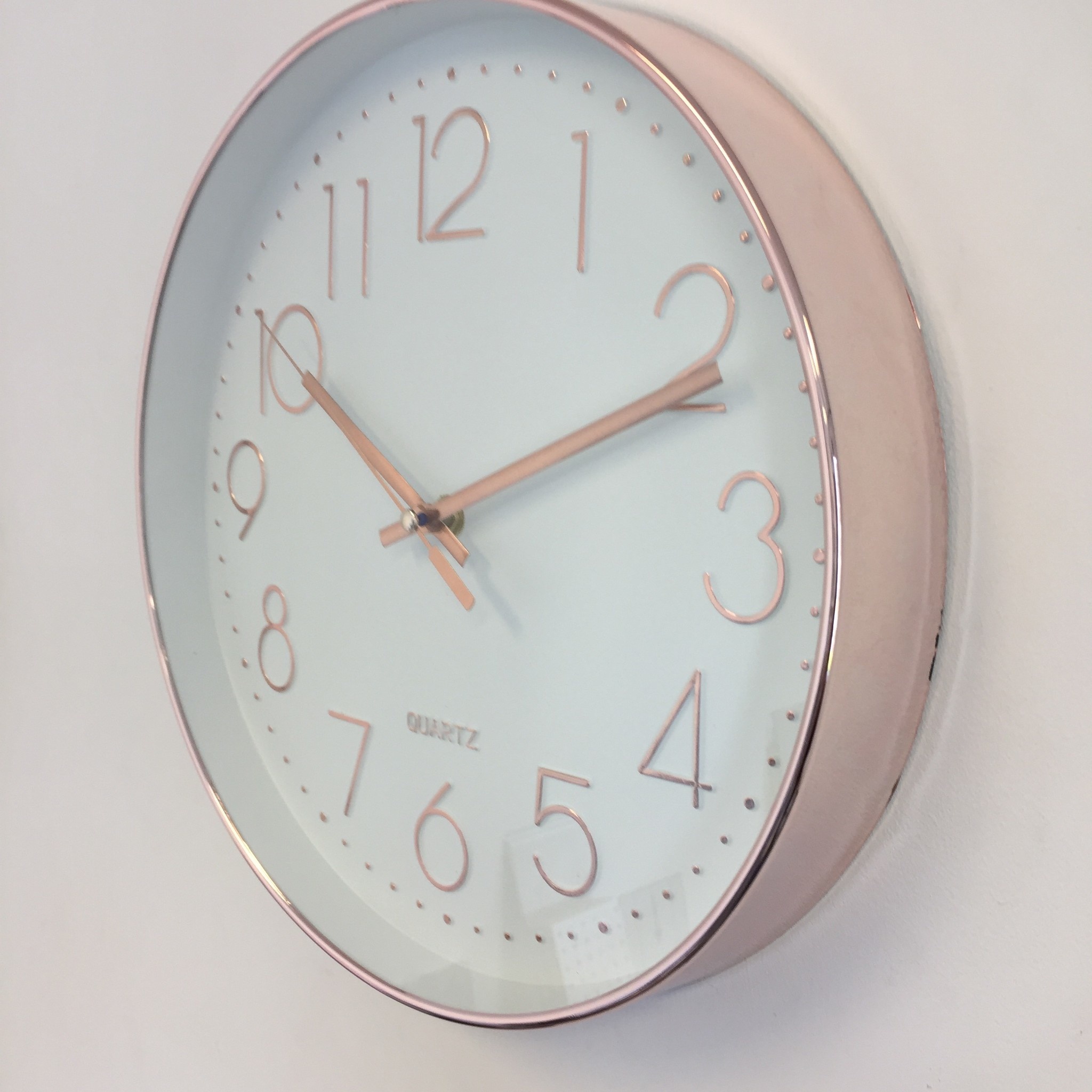 NiceTime Design - Wall clock Rose Gold Modern Design