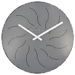 NXT Design - Wall clock Abstract Black & White Modern Design