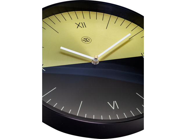 NXT Design - Wall clock Gold & Black Design