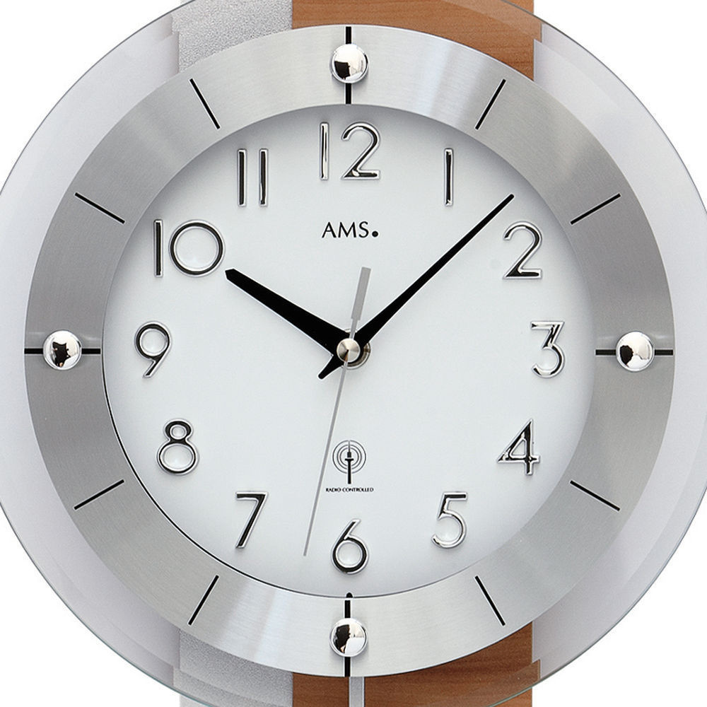 AMS Design - Wall clock Amalfi Beech Wood Design