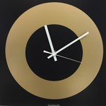 ChantalBrandO Design - Wall clock Chantalbrando Black & Gold Modern Dutch Design