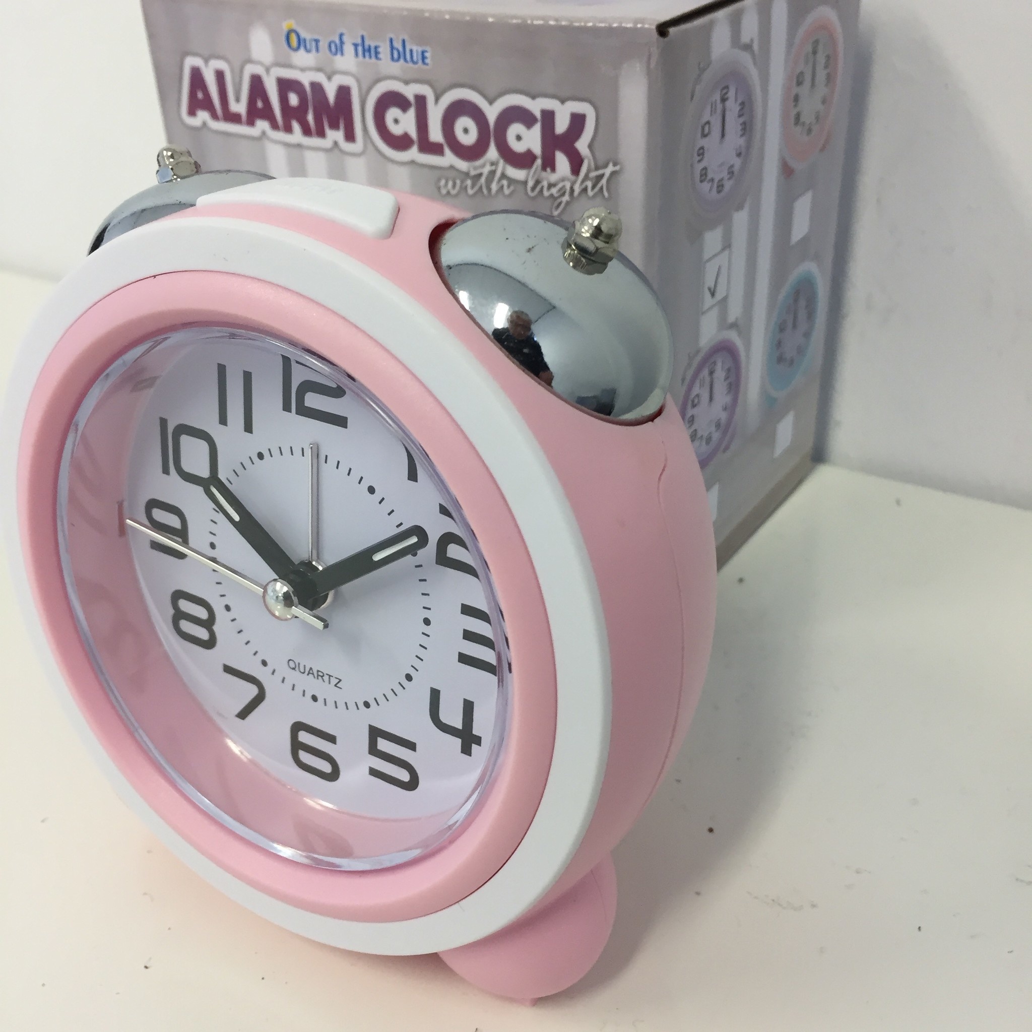 Design - Children's alarm clock Bells Pink