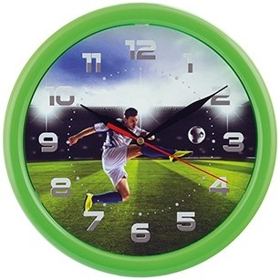 Design - Children's wall clock footballer