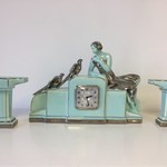 ChantalBrandO Design - Table clock set ODYV Art Deco