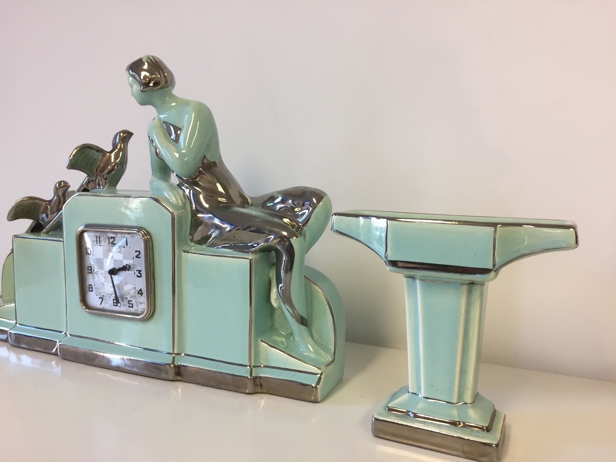 ChantalBrandO Design - Table clock set ODYV Art Deco