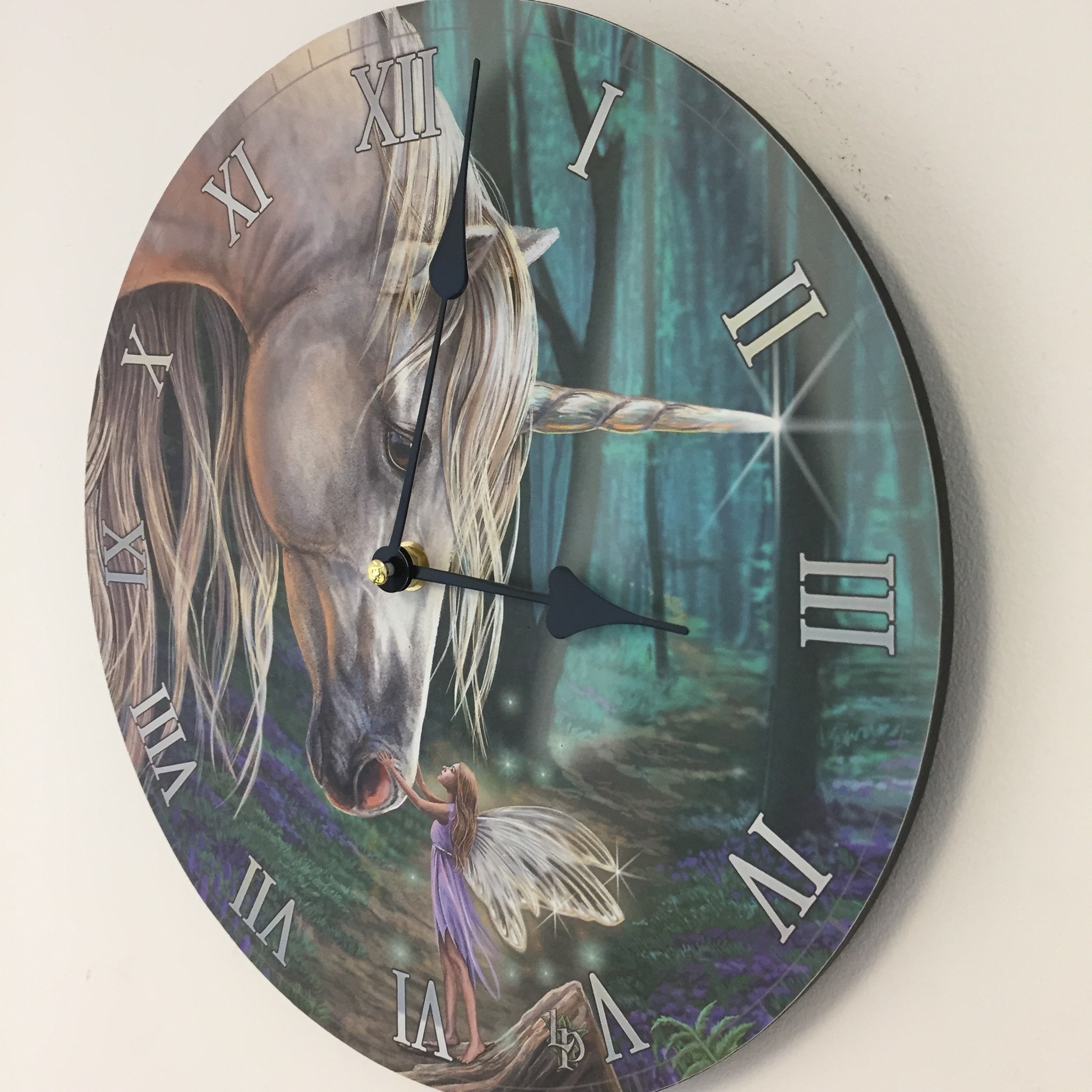 NiceTime Design - Children's wall clock Unicorn with eleven