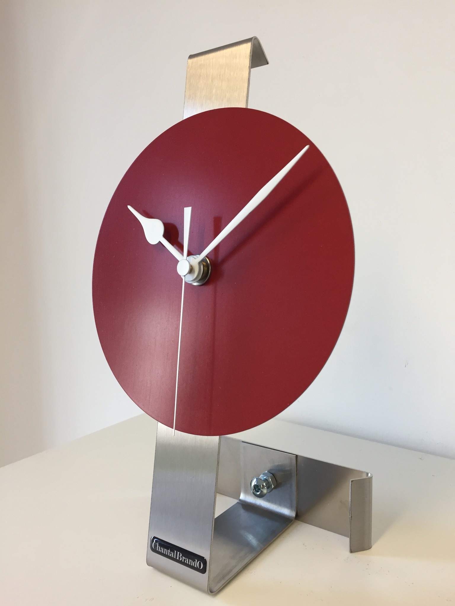 ChantalBrandO Design - Table clock Red Spirit Dutch Design