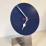 ChantalBrandO Design - Table clock Blue Spirit /Red Pointer Modern Dutch Design